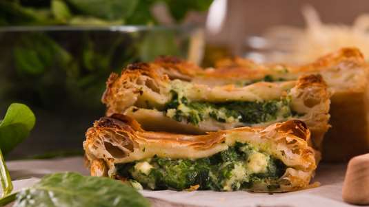 Σπανακοτυρόπιτα με Σόδα