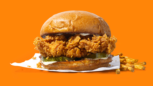 To Chicken Burger των Popeyes