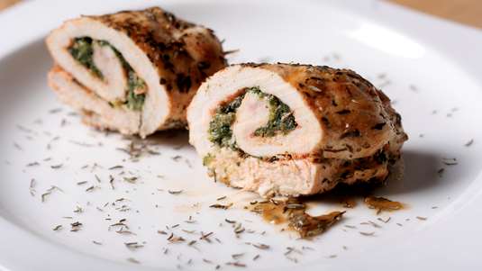 Μοναδικά Ρολά Κοτόπουλο με Αγκινάρα και Κολοκύθι