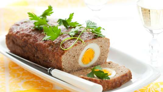 Ρολό Κιμά με Αυγά