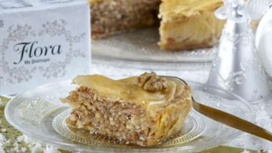 Βασιλόπιτα με φύλλο κρούστας & ξηρούς καρπούς