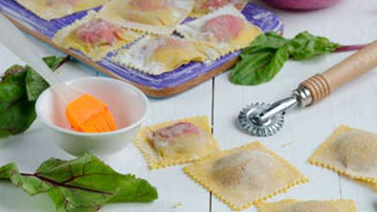 Casunziei, ραβιόλια με παντζάρι