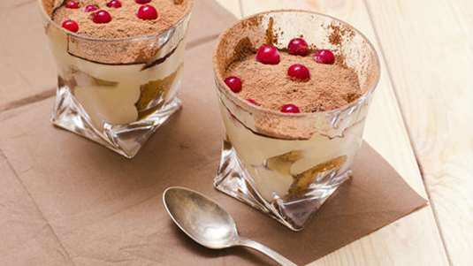 Ατομικό τιραμισού σοκολάτας