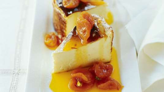 Κέικ με ρικότα και βερίκοκα   