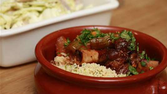 Κατσίκι με πλιγούρι και ντομάτα (Ρόδος) 