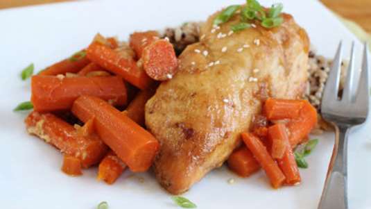 Koτόπουλο με καρότα