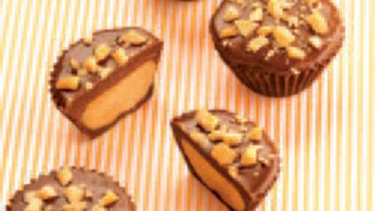 Κεράσματα με φιστικοβούτυρο και σοκολάτα