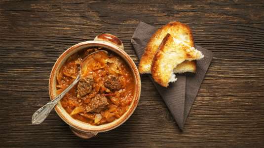 Κρέας με λάχανο (λαχανιά της Θράκης)