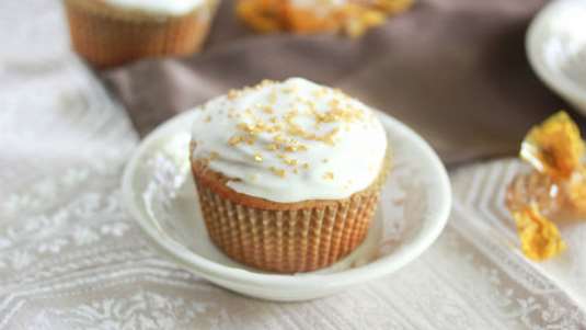 Μάφινς με κρέμα μελιού 