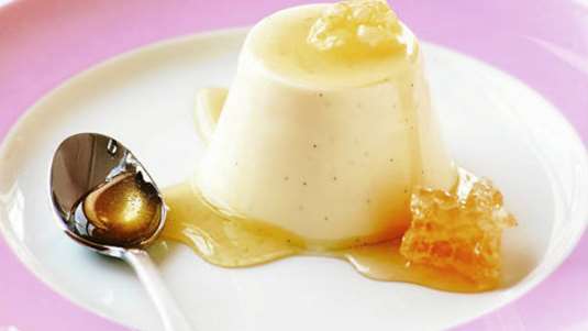 Πανακότα με μέλι