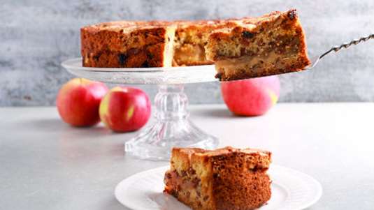 Νηστίσιμο κέικ μήλου 