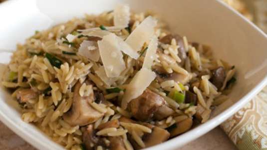 Κριθαρότο με μανιτάρια