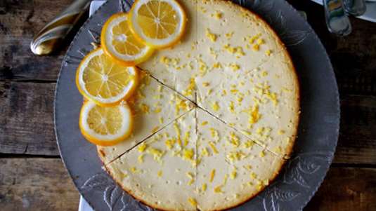 Εύκολο τσιζ κέικ λεμονιού 