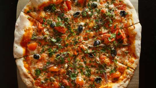 Γέμιση για πίτσα Ναπολιτάνα (με αντσούγιες, χωρίς τυρί)