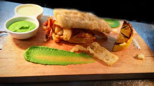 Fish and chips (του chef Noel Roche)