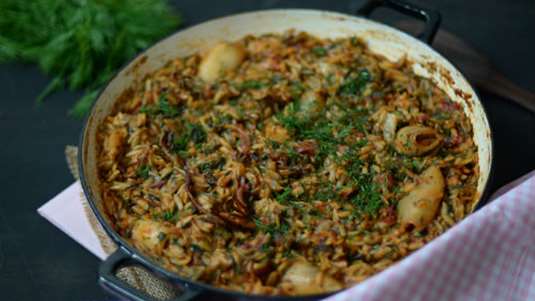 Καλαμαράκια γιουβέτσι