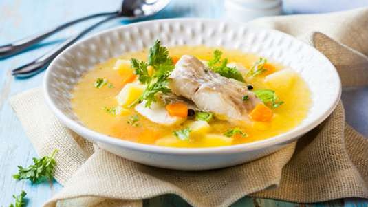 Παστός μπακαλιάρος σούπα