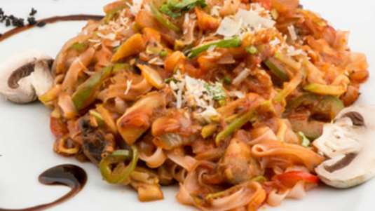 Ραγού με μανιτάρια και λαχανικά