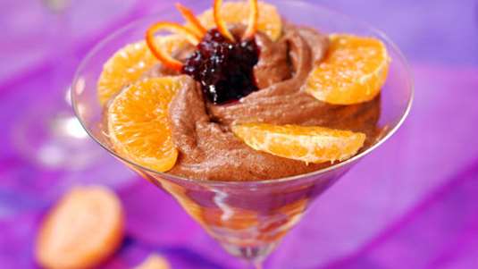 Κρέμα με μανταρίνι και σοκολάτα