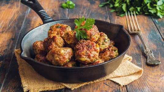 Κεφτέδες με κυδώνια γλασέ