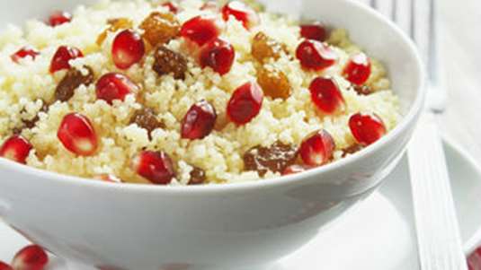 Πλιγούρι με ρόδι και ξηρούς καρπούς