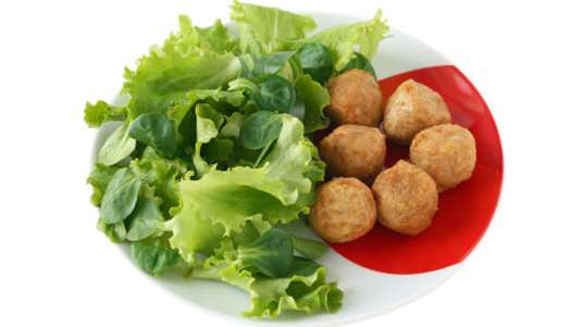 Bitki με μανιτάρια και κιμά