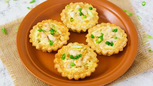 Ταρτούλες με καβούρι και ρικότα