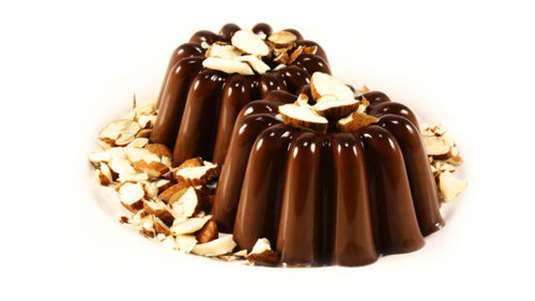 Ζελέ με σοκολάτα, γιαούρτι και ξηρούς καρπούς