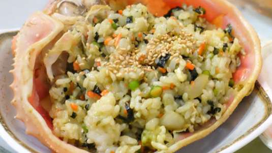 Ριζότο με καβούρι 