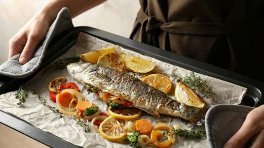 Ψάρι με εσπεριδοειδή στο φούρνο