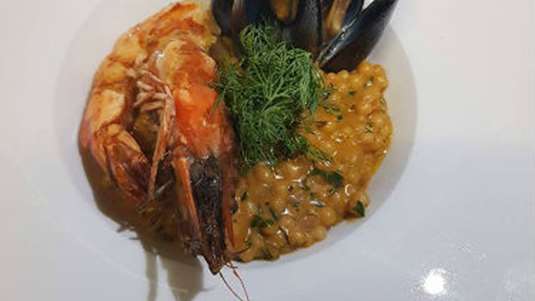 Ποντιακό κους κους με θαλασσινά (του σεφ Μίλτου Αρμένη)