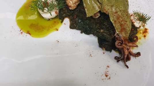 Τσιγαρέλι με καλαμάρι (του σεφ Μίλτου Αρμένη)