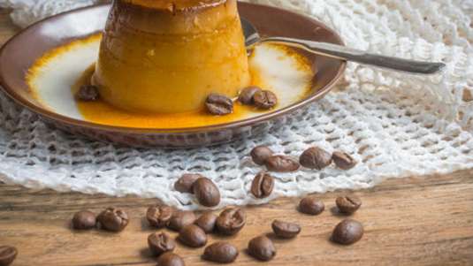Φλαν με καφέ 