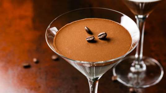 Μους με καφέ και σοκολάτα