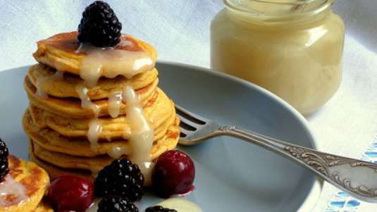 Pancakes με γλυκοπατάτα