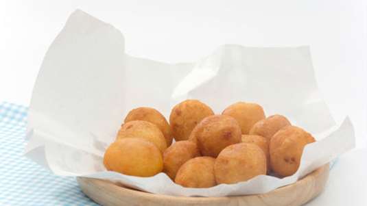 Λουκουμάδες γλυκοπατάτας με μπαχαρικά