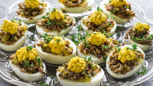 Deviled eggs με αντζούγια