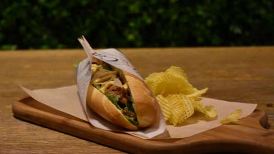 Pork ribs σάντουϊτς