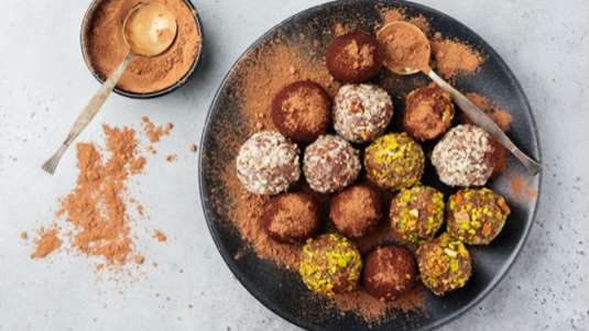 Σοκολατάκια με ξηρούς καρπούς και ρούμι 