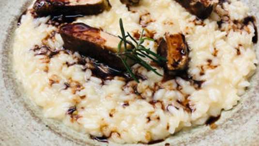 Ριζότο με φουαγκρά πάπιας και Porto (του σεφ Γιάννη Στανίτσα)