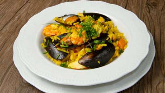 Κριθαρότο με θαλασσινά