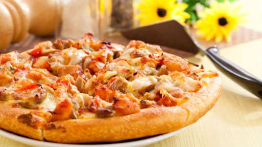 Πίτσα με κοτόπουλο