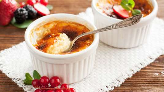 Κρεμ μπρουλέ με καφέ