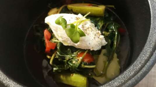 Βλίτα τσιγαριαστά με ξύγαλο (του σεφ Μανώλη Παπουτσάκη)