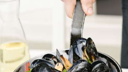 Μύδια αχνιστά