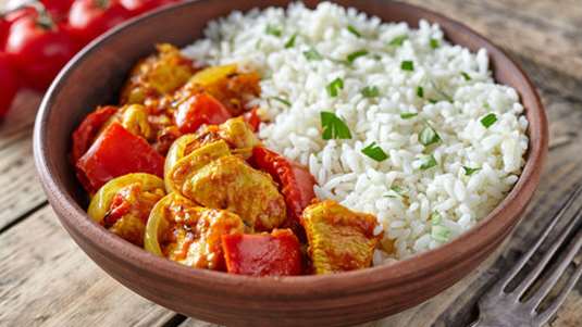 Κοτόπουλο με γλυκόξινη σάλτσα και πιπεριές