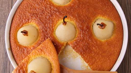 Κέικ με αχλάδια 