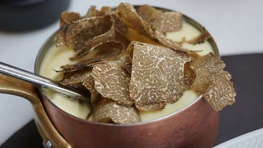 Πουρές πατάτας με τρούφα και παρμεζάνα