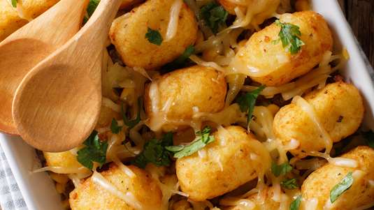 Πατάτες με Κιμά και Μανιτάρια στο Φούρνο