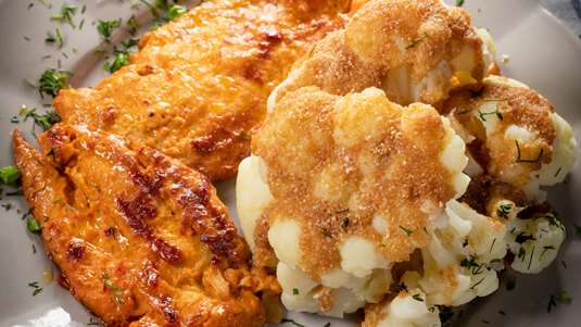 Κουνουπίδι με Κοτόπουλο και Φέτα